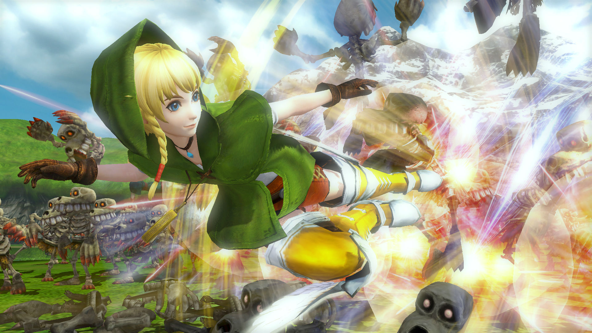 Yep, I'm addicted to Hyrule Warriors all over again on Switch