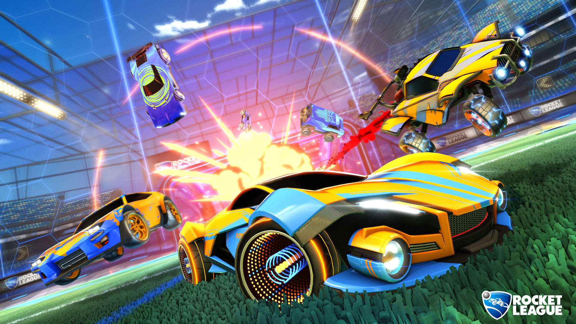 Rocket League's big roadmap includes the long-awaited cross-platform parties coming this summer