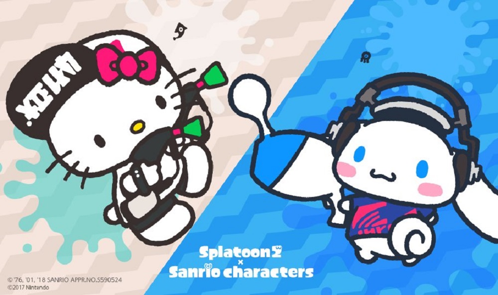 Japan's Sanrio-themed splatfest kicks off in Splatoon 2 today