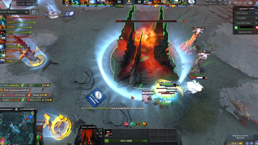This game winning backdoor DOTA 2 play is one for the ages