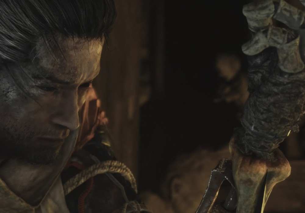 From Software's new game is Sekiro: Shadows Die Twice and it has a hook