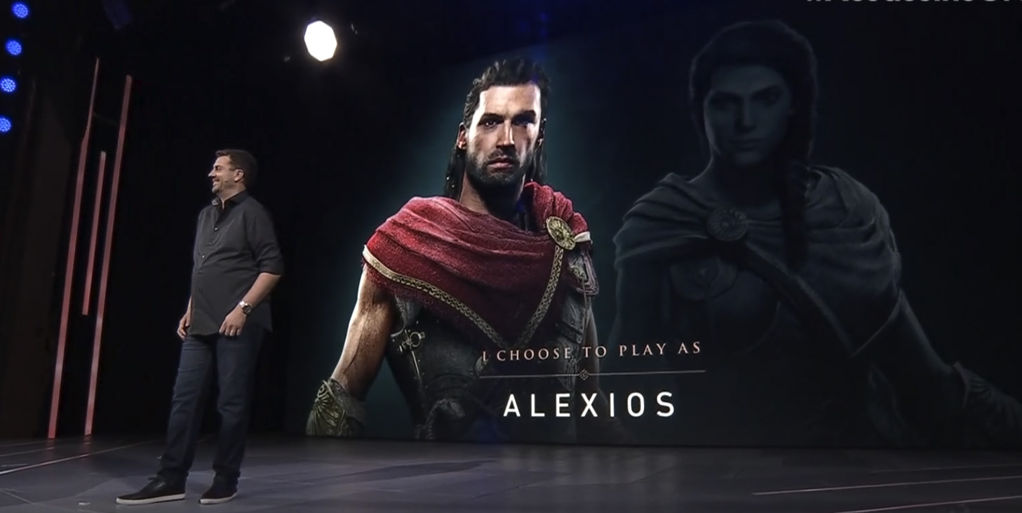 Assassin's Creed Odyssey will feature two playable characters: Alexios and Kassandra