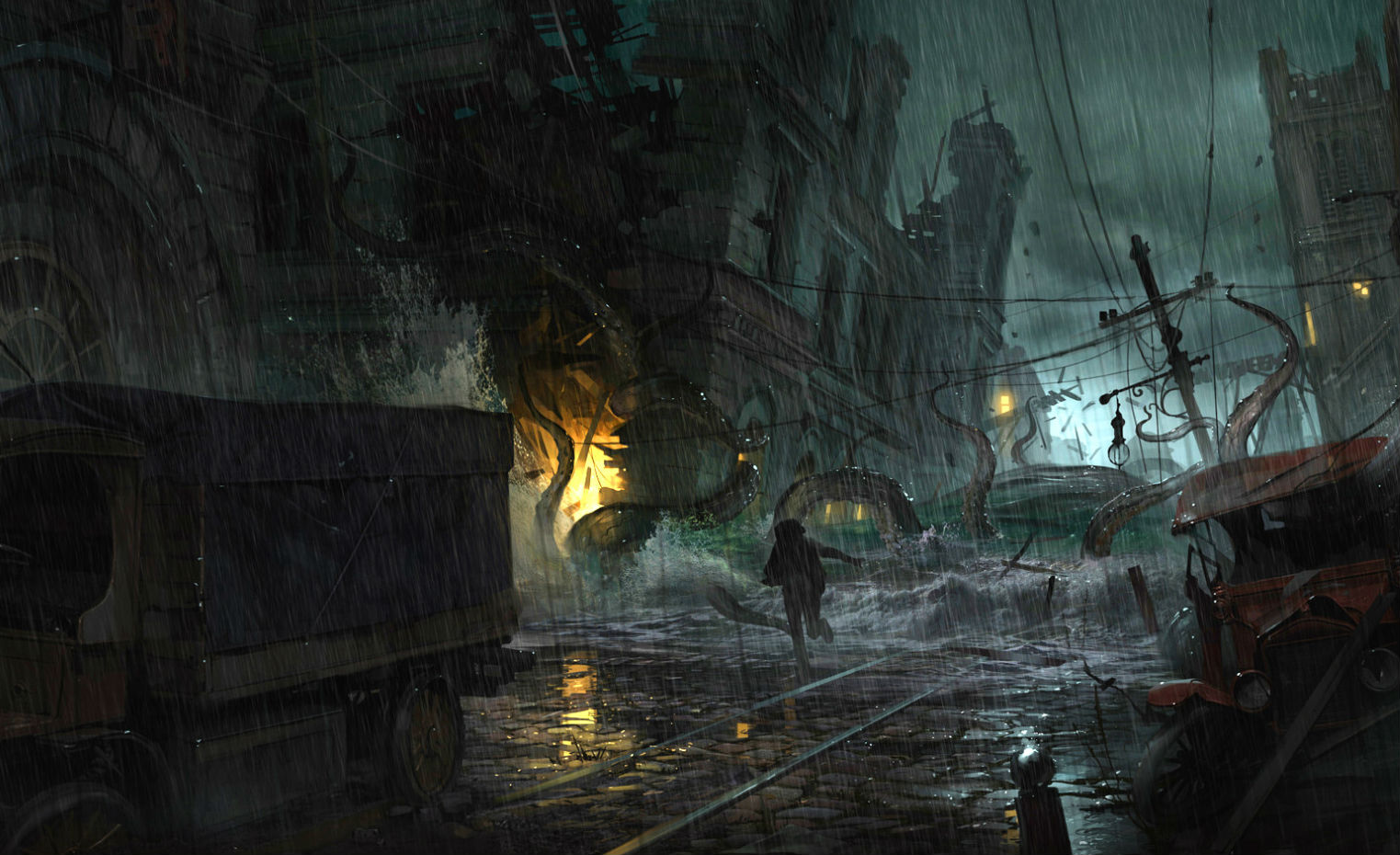 Today is the day of updates for presumed dead PC games: The Sinking City is still coming