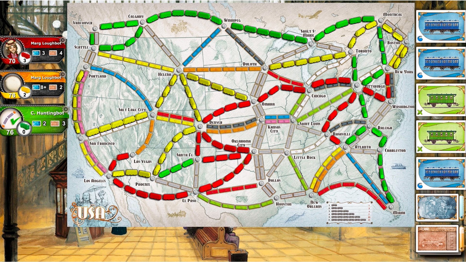 Worldwide classic board game Ticket to Ride is coming to PS4