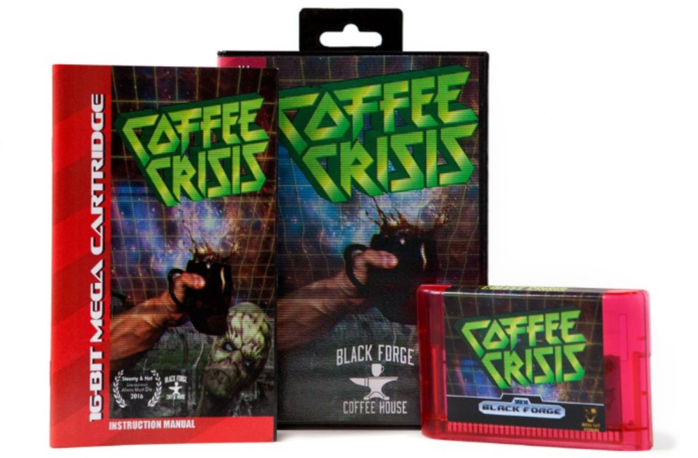 Giveaway: Win a Sega Genesis cartridge of Coffee Crisis