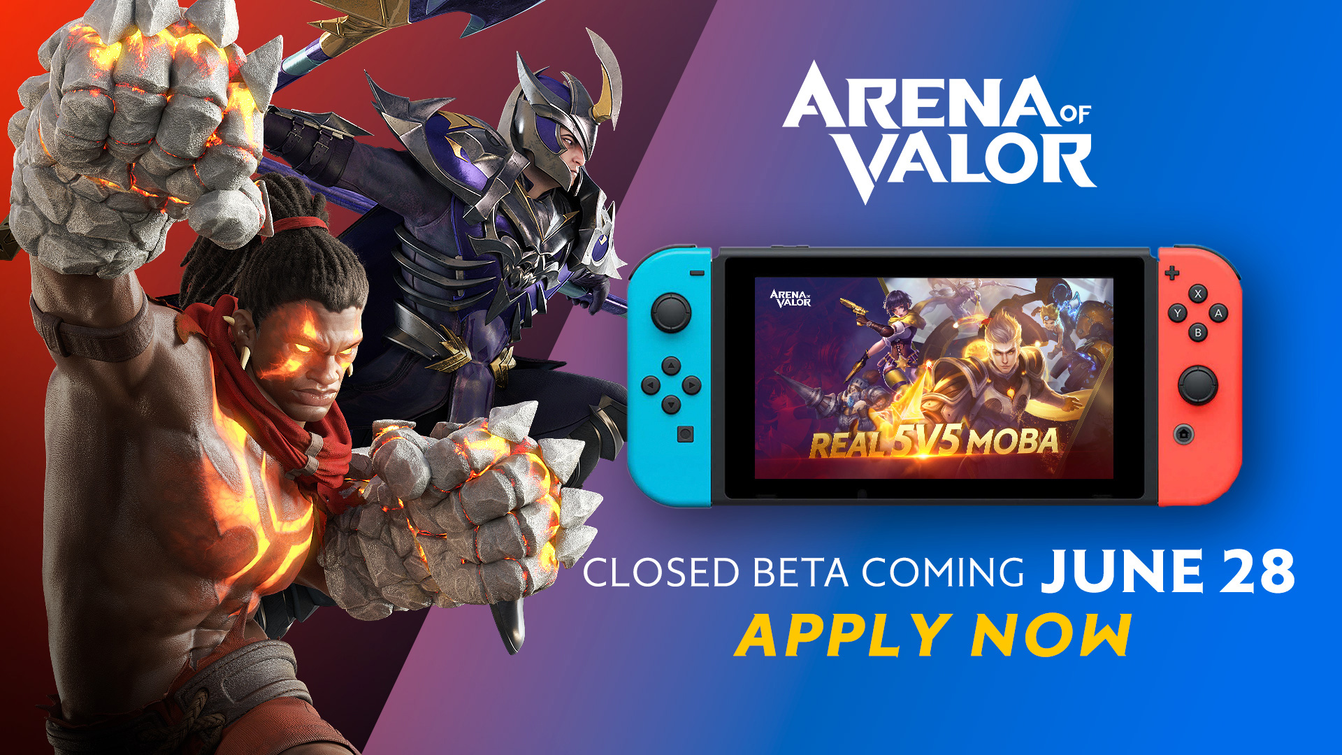 Arena of Valor's Nintendo Switch beta starts soon