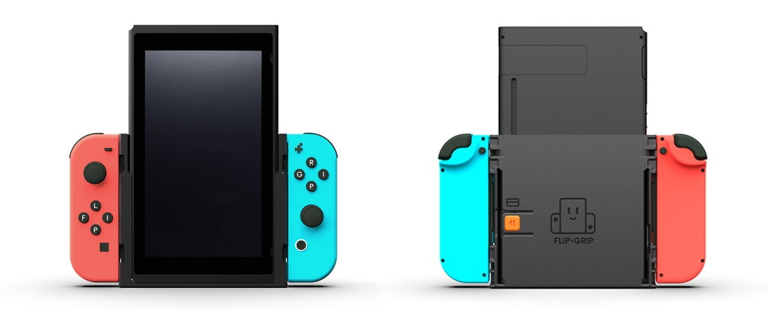 The Flip Grip for Nintendo Switch looks like a must for arcade enthusiasts and shmup fans