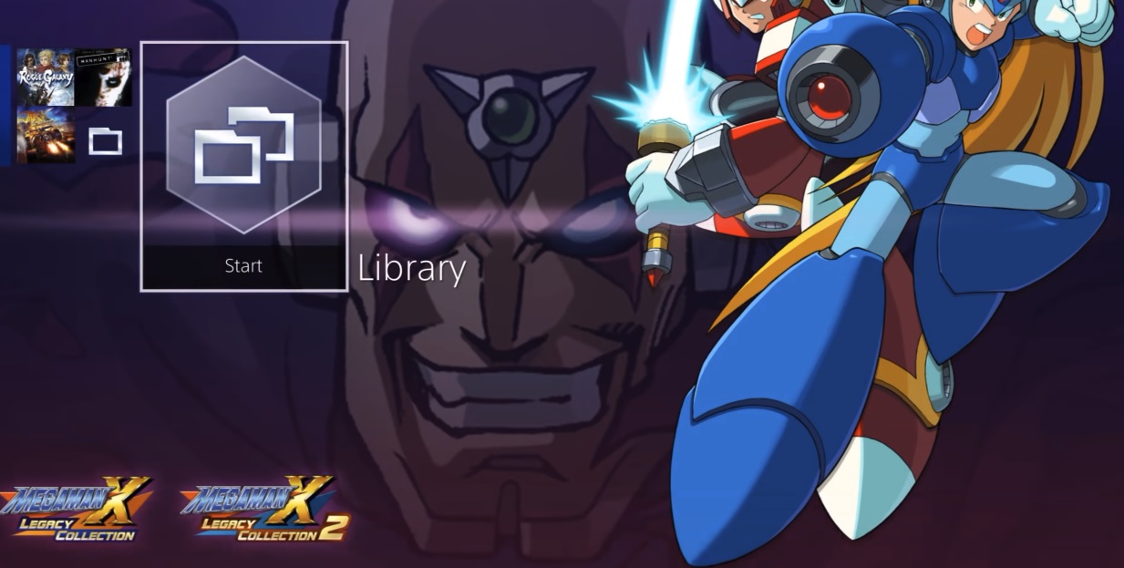 Mega Man X Legacy Collection pre-orders come with an X-centric theme on PS4