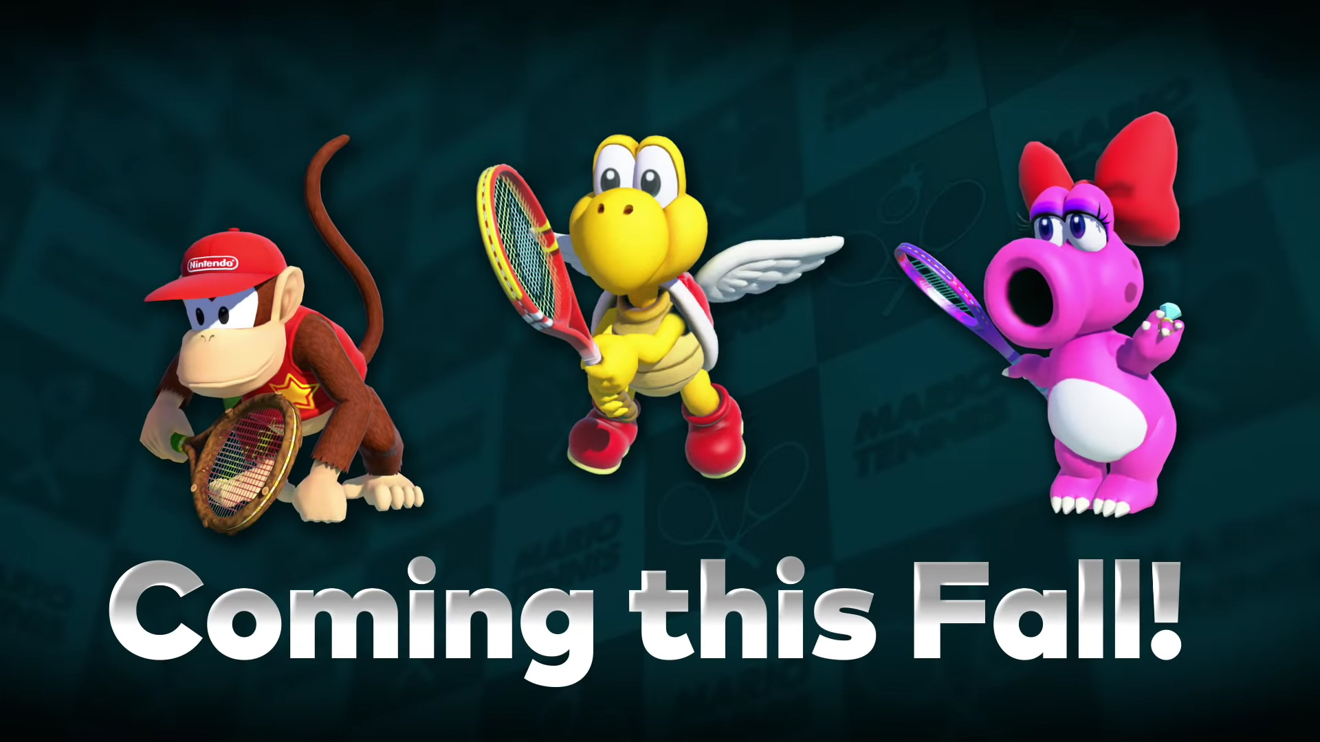 Dang, we have to wait until this fall to play as Birdo in Mario Tennis Aces