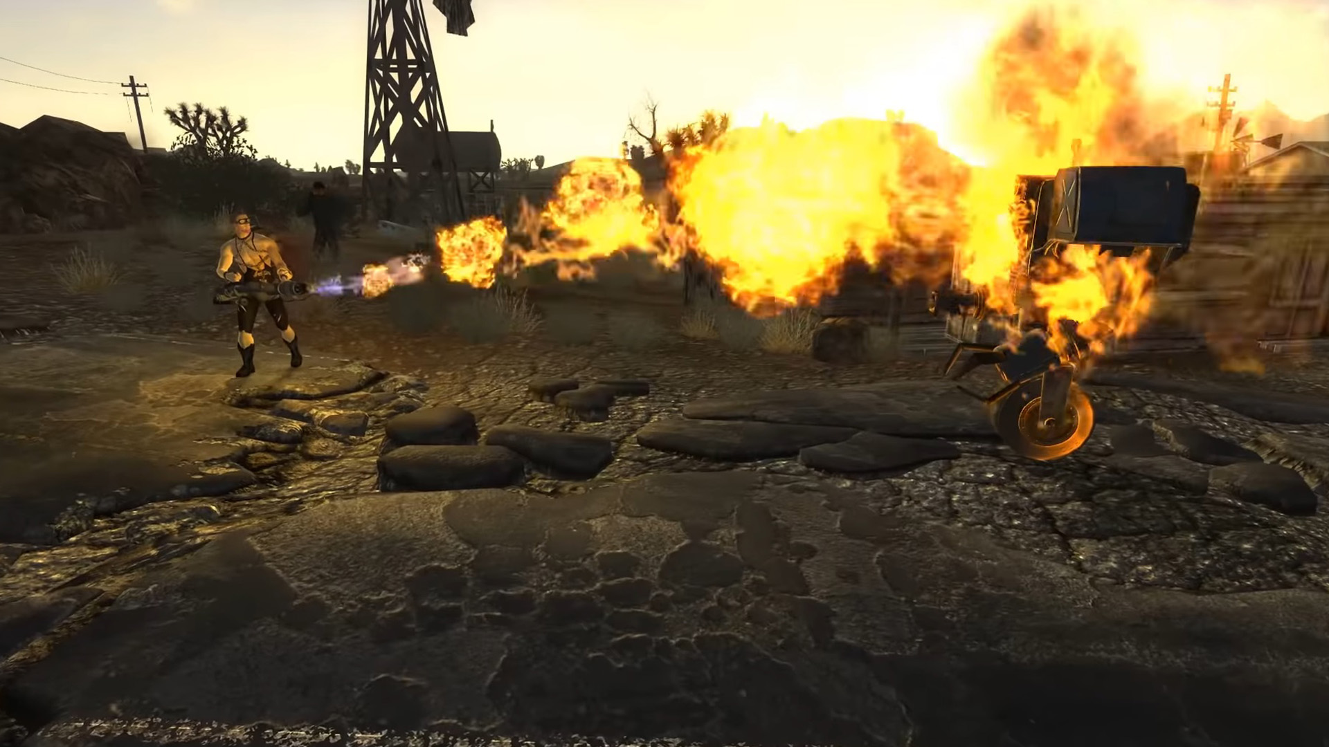 This mod for Fallout: New Vegas gives us an early glimpse at online interactions in Fallout 76
