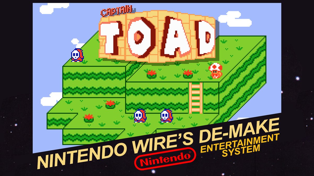 This Captain Toad demake on NES makes perfect sense