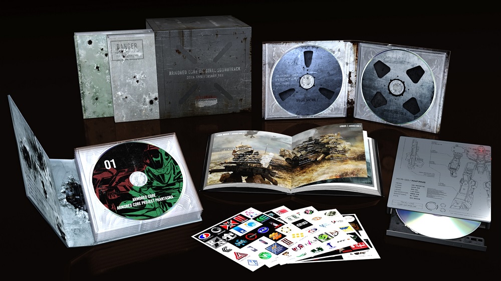 Huge Armored Core soundtrack box set blowing up in Japan this November
