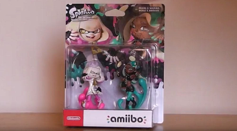 Splatoon 2 Pearl and Marina amiibo unboxing video