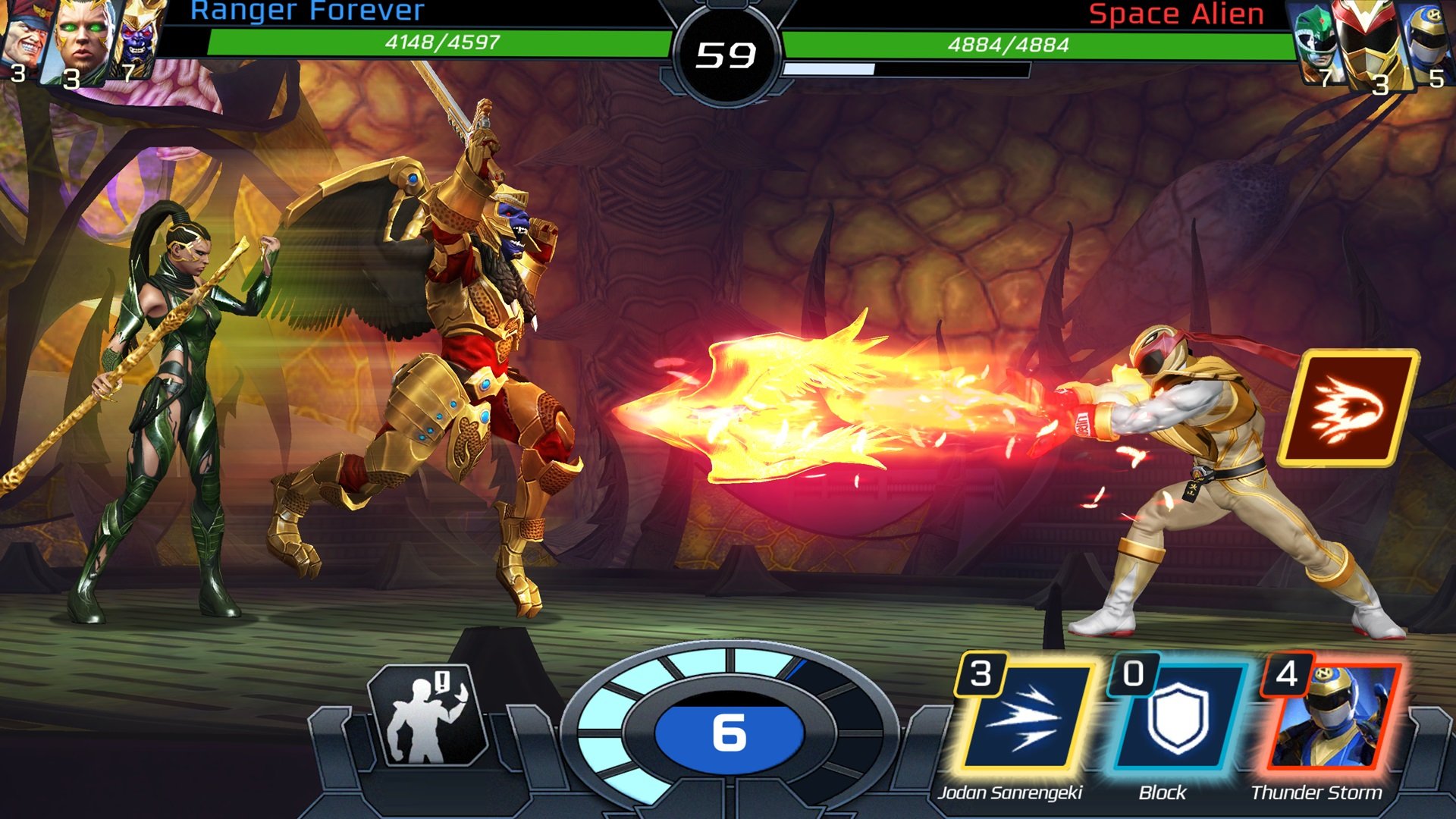 An unexpected crossover turns Ryu into a Power Ranger