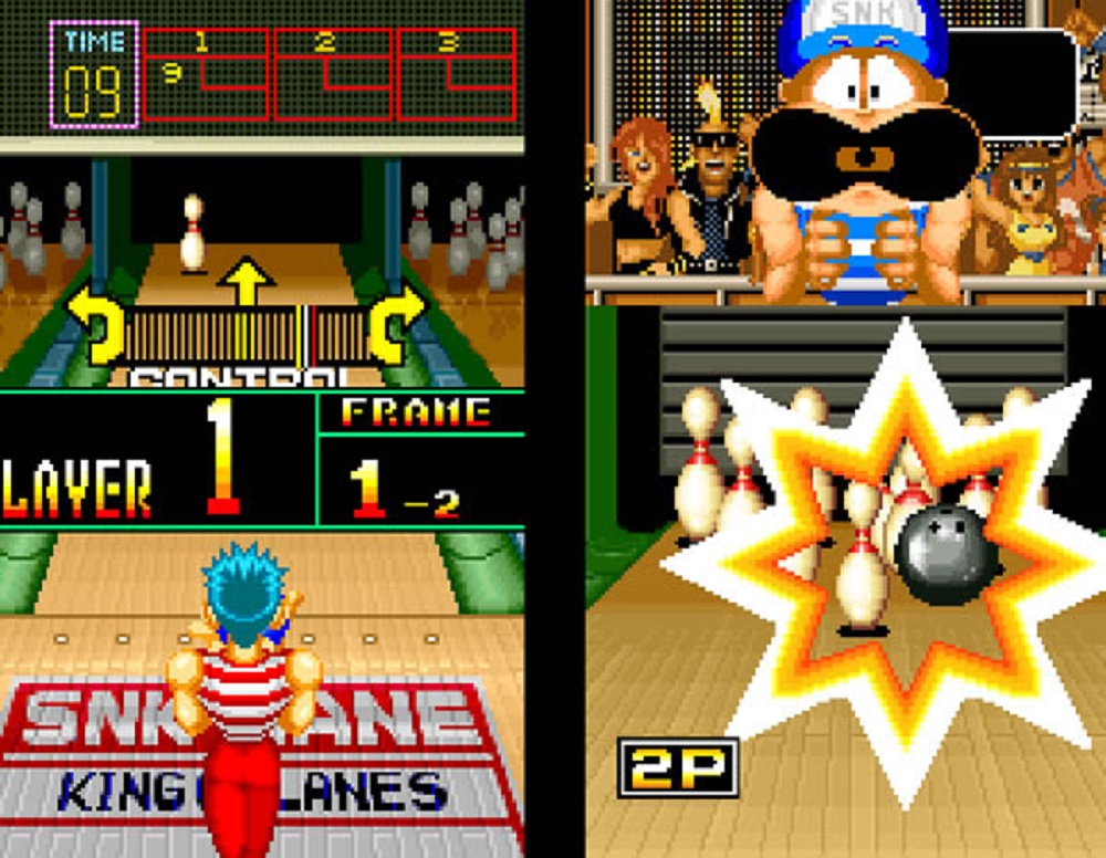 Go spare this weekend with SNK's Neo Geo League Bowling