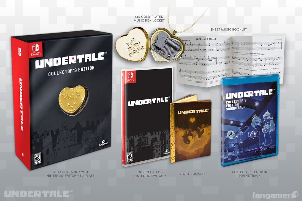 The Undertale collector's edition on Switch is available to pre-order for $69