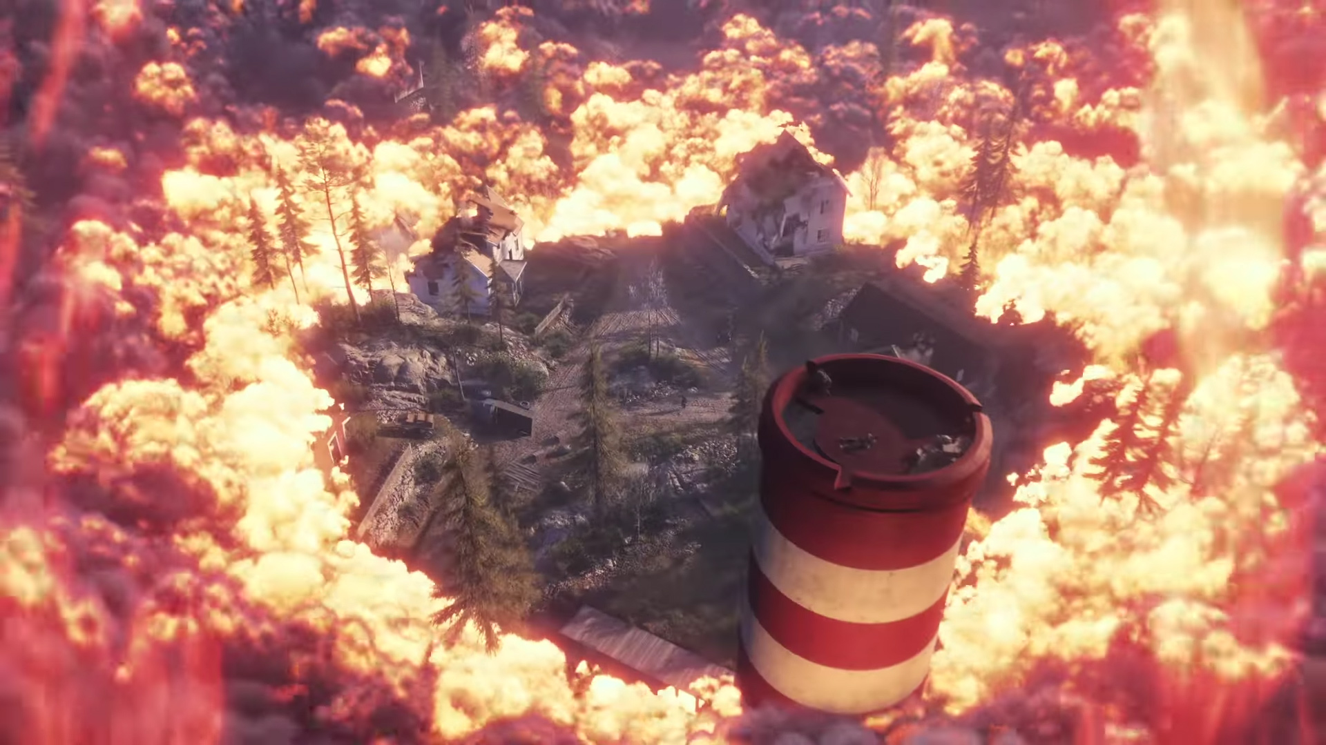 Battlefield V's battle royale mode has the prettiest circle of death