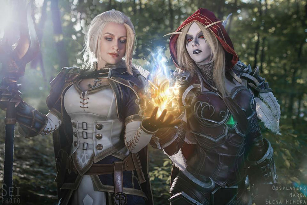 This Warcraft Jaina and Sylvanas cosplay is pretty spot on