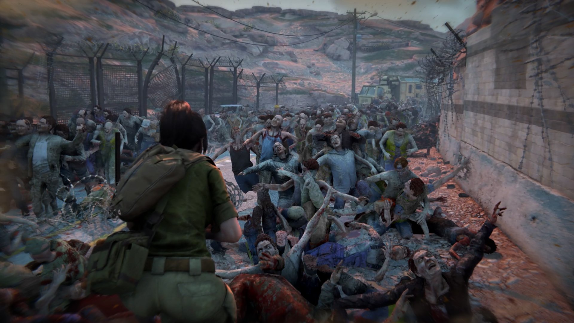 World War Z is all about big zombie swarms