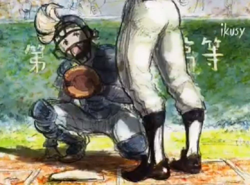 Octopath Traveler's Olberic and Bravely Default's Ringabel playing baseball is just lovely