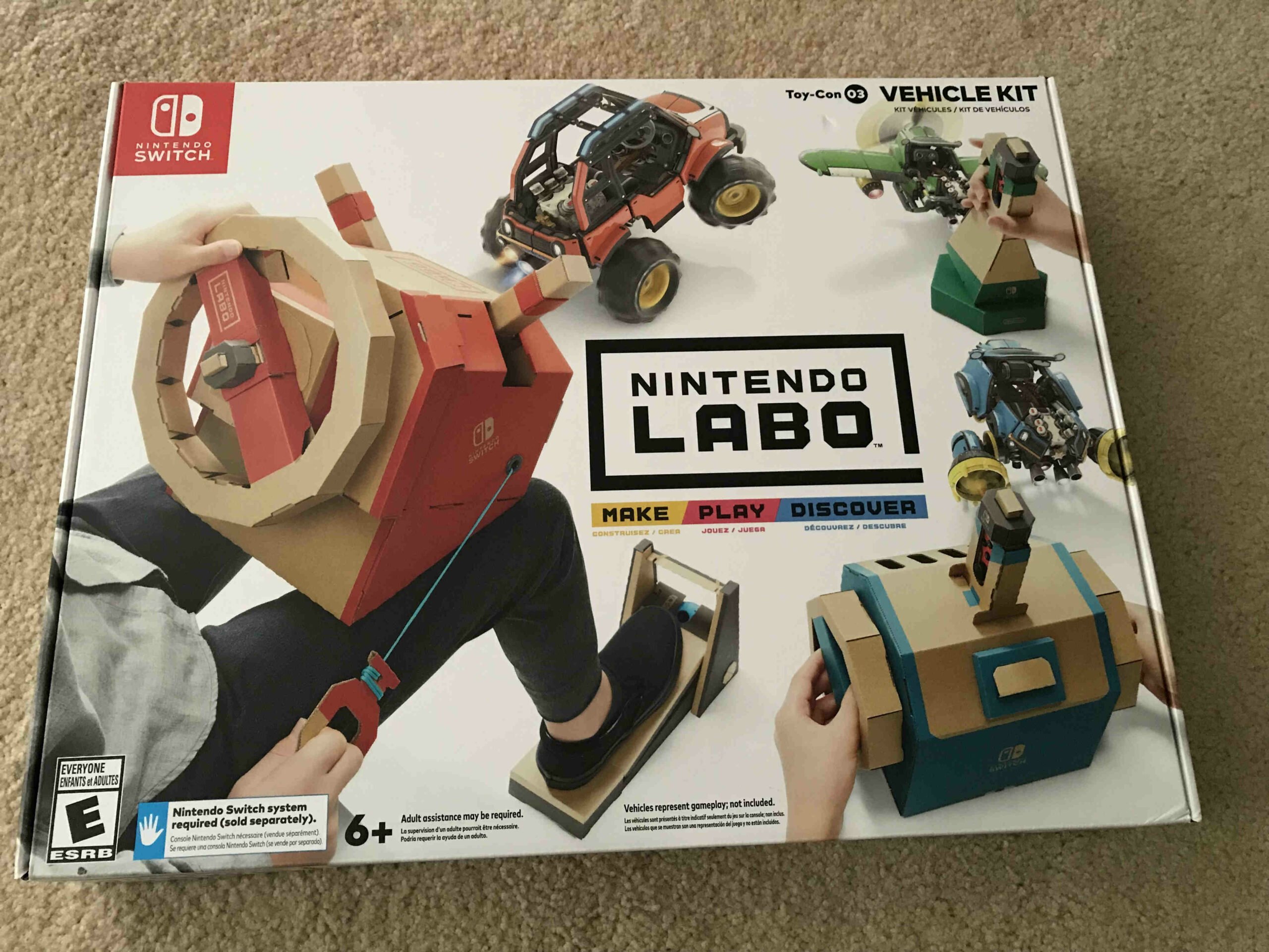Review: Nintendo Labo: Toycon 03 Vehicle Kit