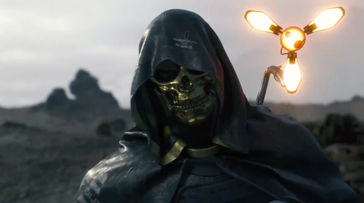 Here is your first look at Troy Baker's character in Death Stranding