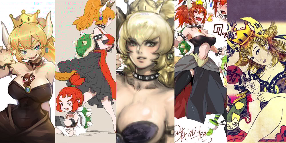 Princess Bowser is a fan creation and it's a transformation that's sweeping the nation