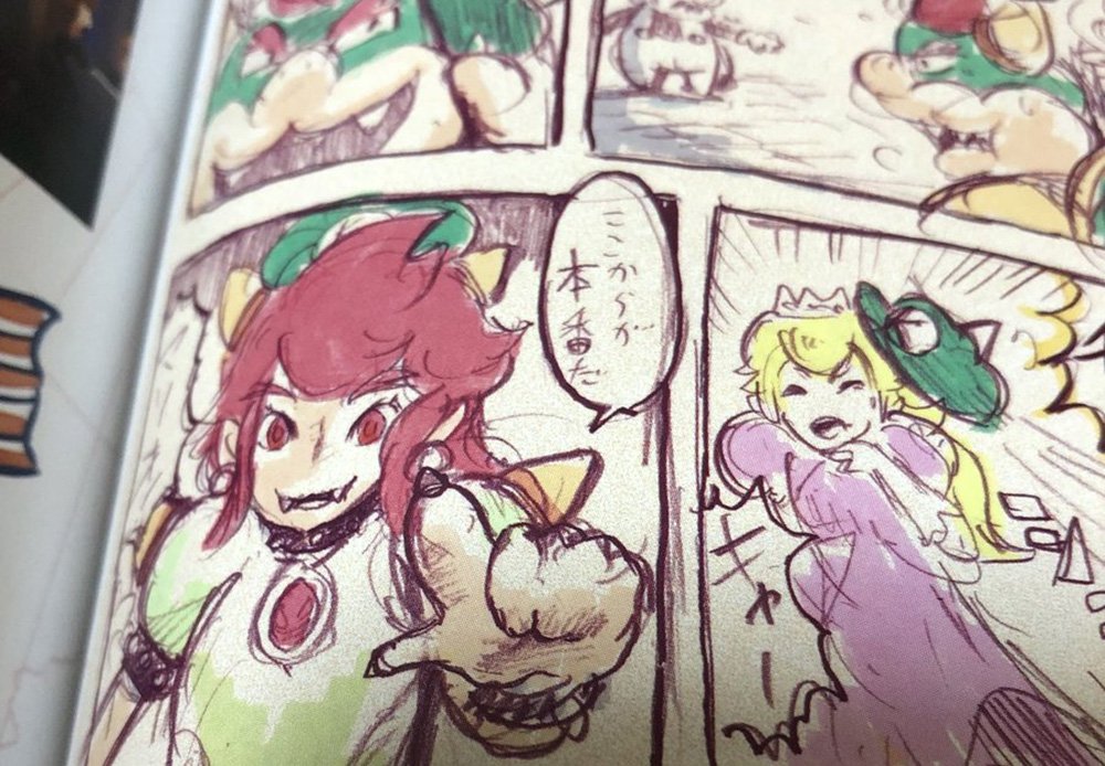 What are the odds! Princess Bowser concept spotted in new Mario art book
