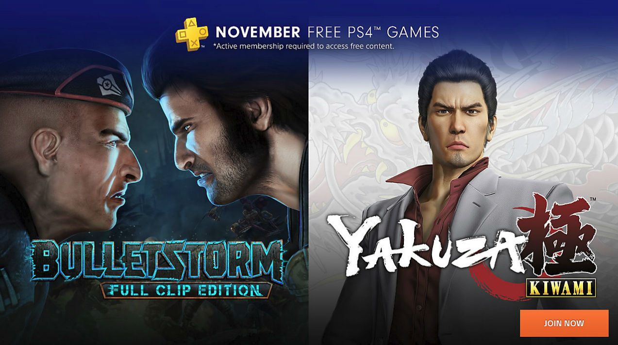 Sony reveals November PlayStation Plus offerings early