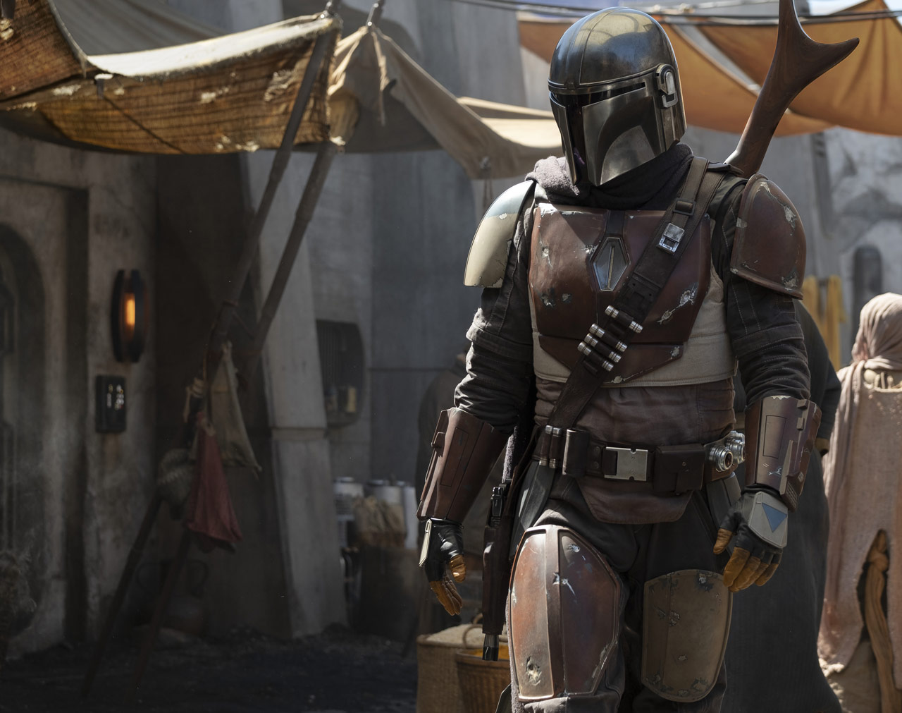 Here's the first image from The Mandalorian, along with some directors