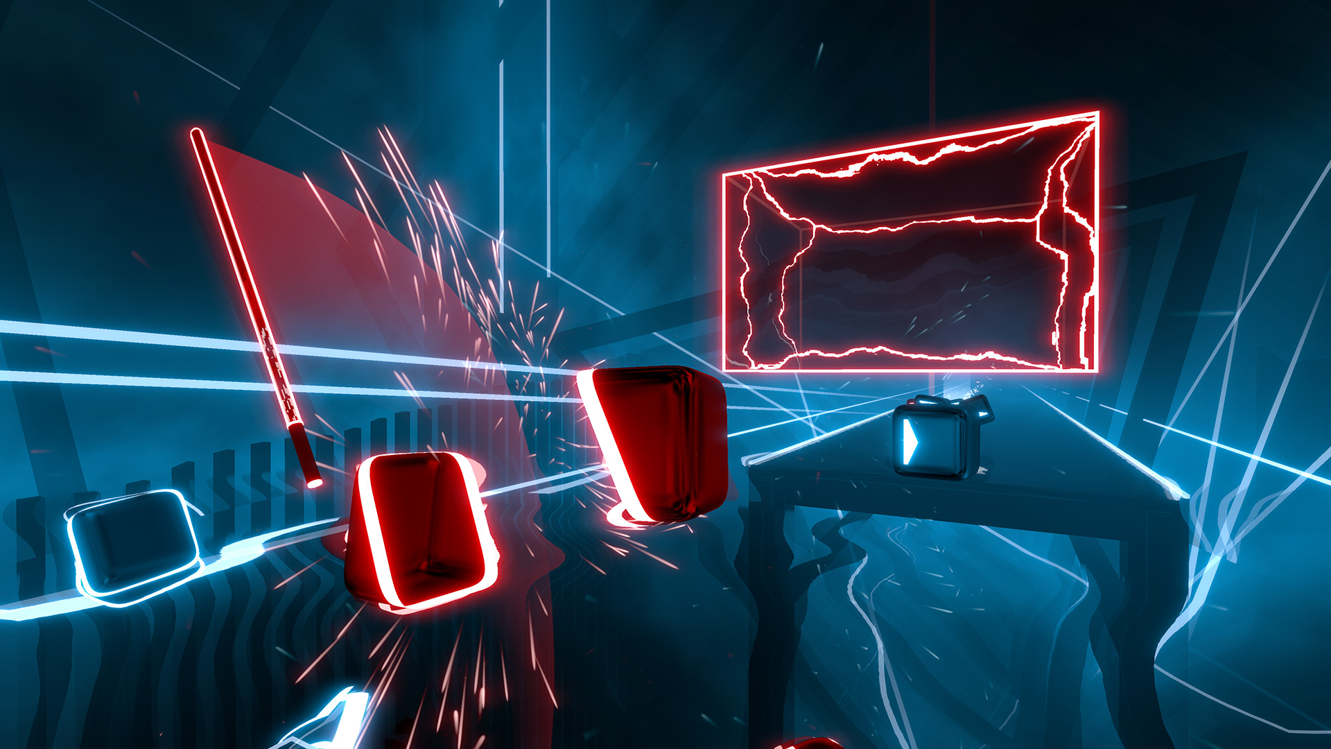 Rhythm slice-'em-up Beat Saber hits PlayStation VR this month