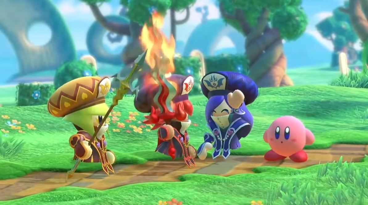 The Mage-Sisters are arriving in Kirby Star Allies as DLC