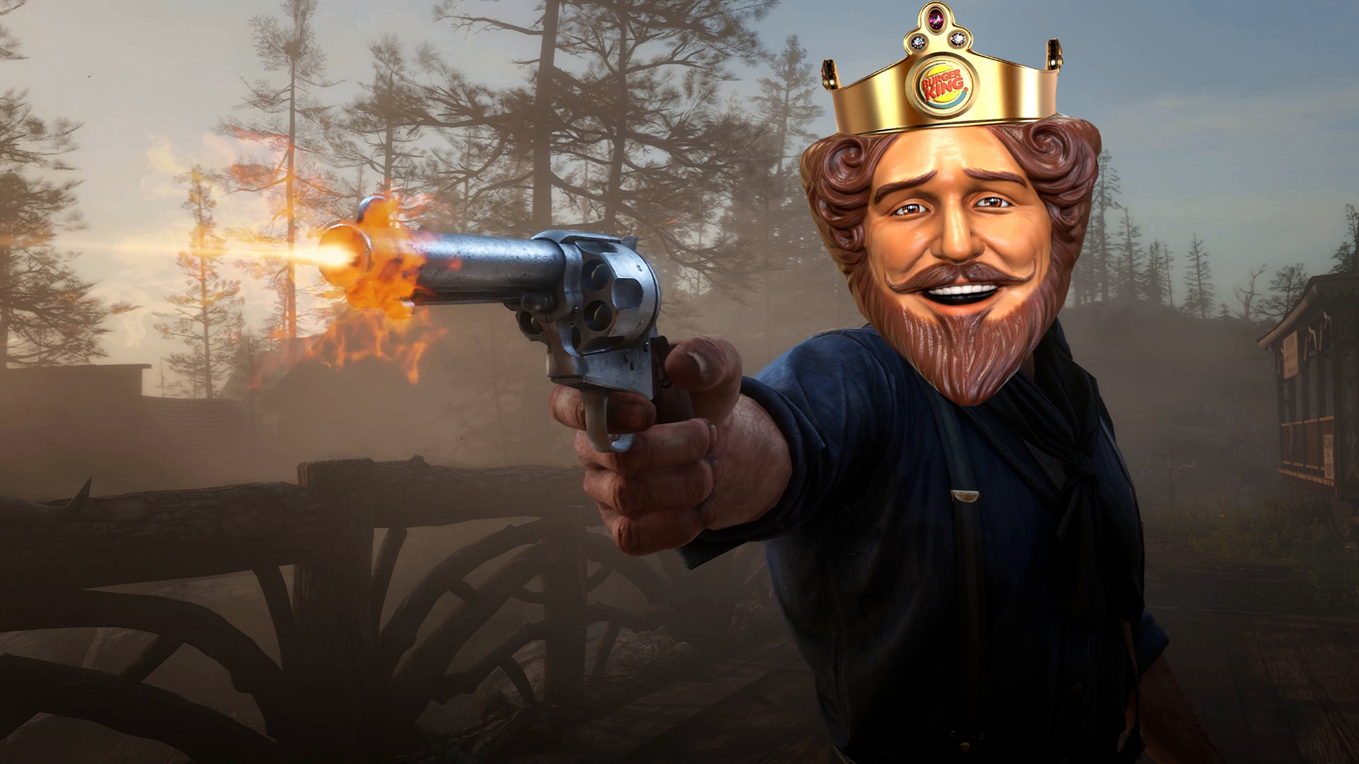 Burger King Sweden 'adds' Whopper crafting to Red Dead Redemption 2