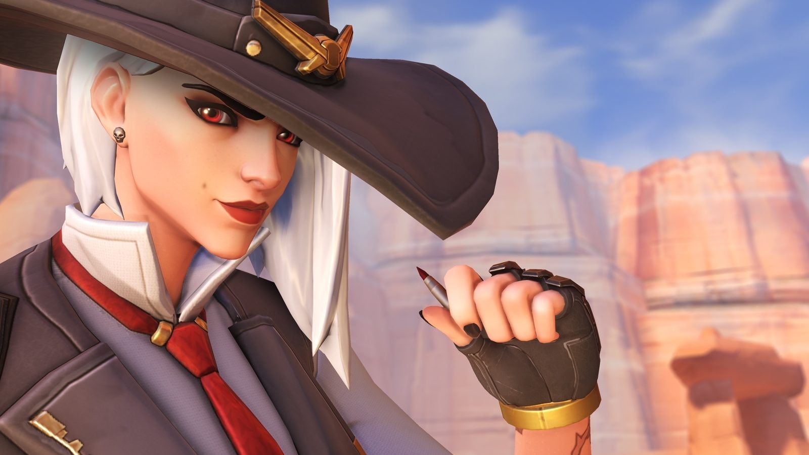 Overwatch's Ashe can be played in competitive now