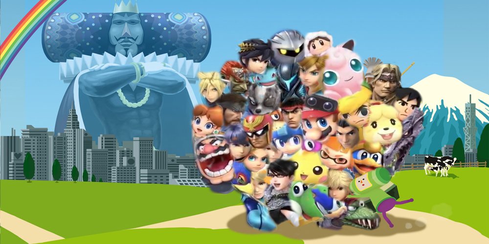 Today I'm playing Katamari Damacy Reroll first, Smash Ultimate second