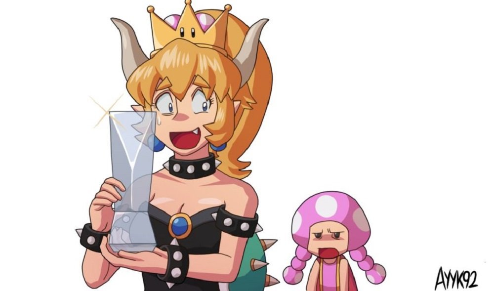 Bowsette originator receives trophy from Pixiv and NicoNico