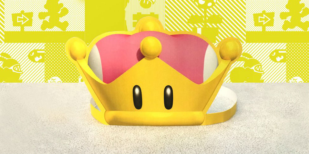 Nintendo offers free download for a papercraft version of Toadette's Super Crown