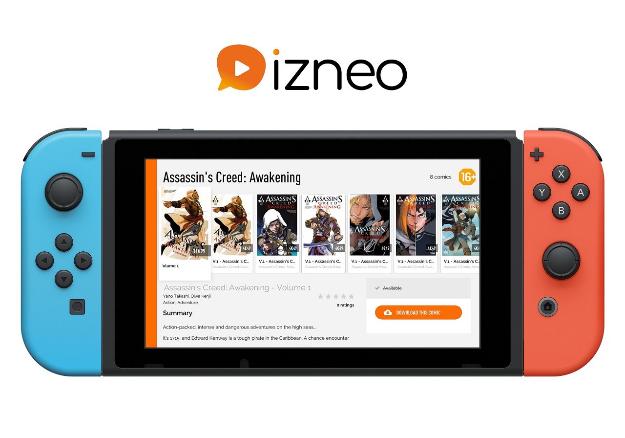 Contest: Win an Izneo Premium subscription for your Switch