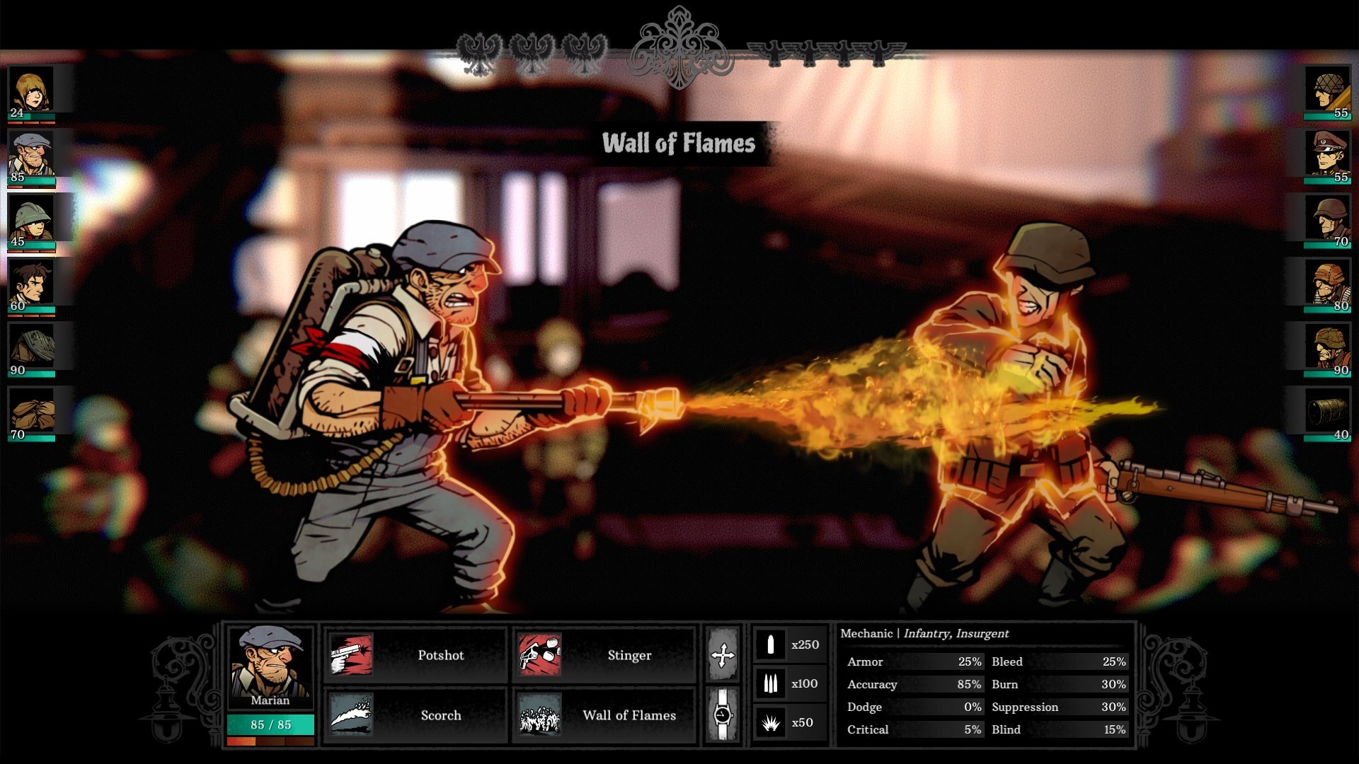 Warsaw's vision of World War II channels Darkest Dungeon