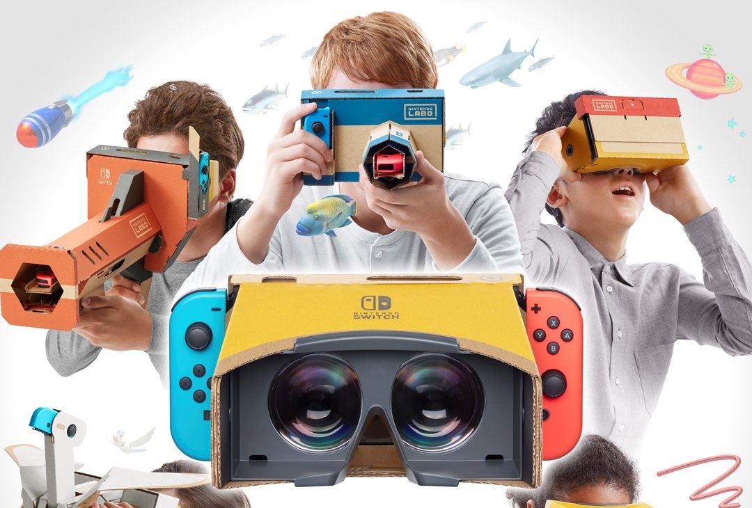 Nintendo just stealth announced a Labo VR kit