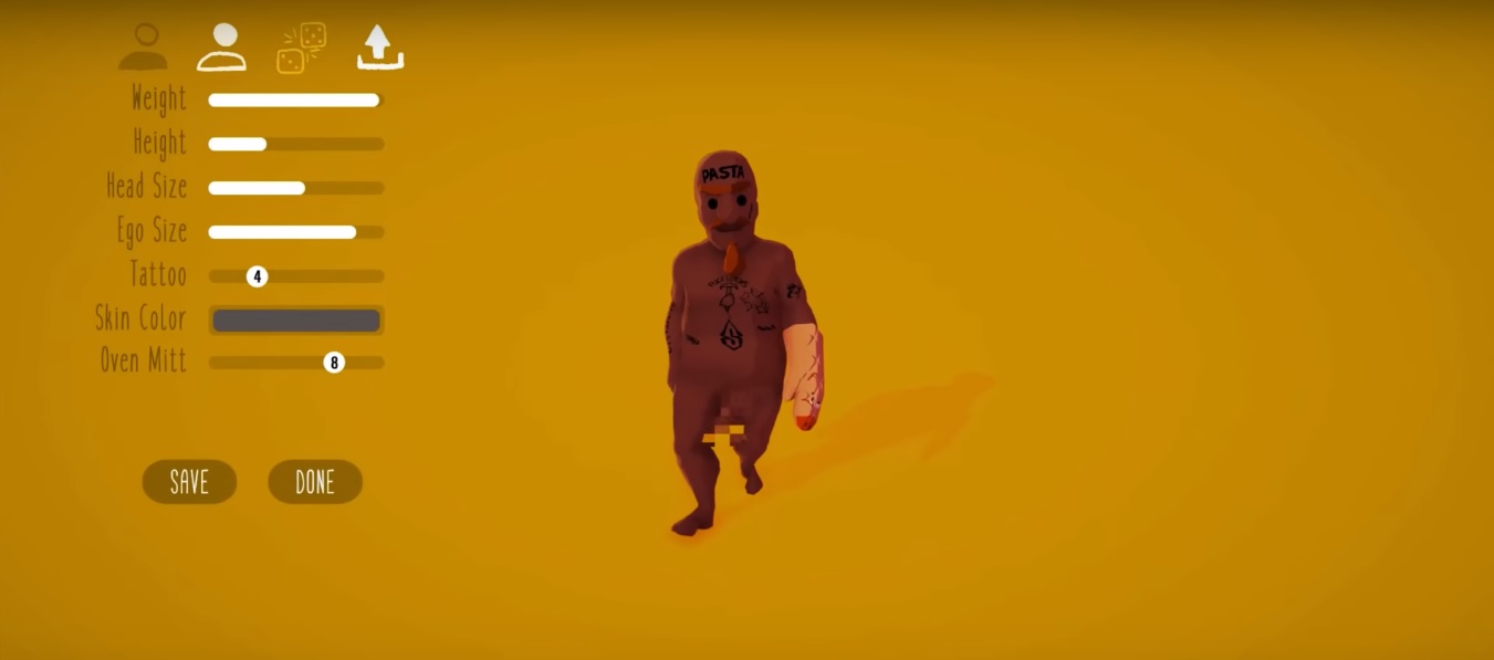 Rawmen, where naked men throw soup at one another a la Splatoon, is 'a Wes type of game'