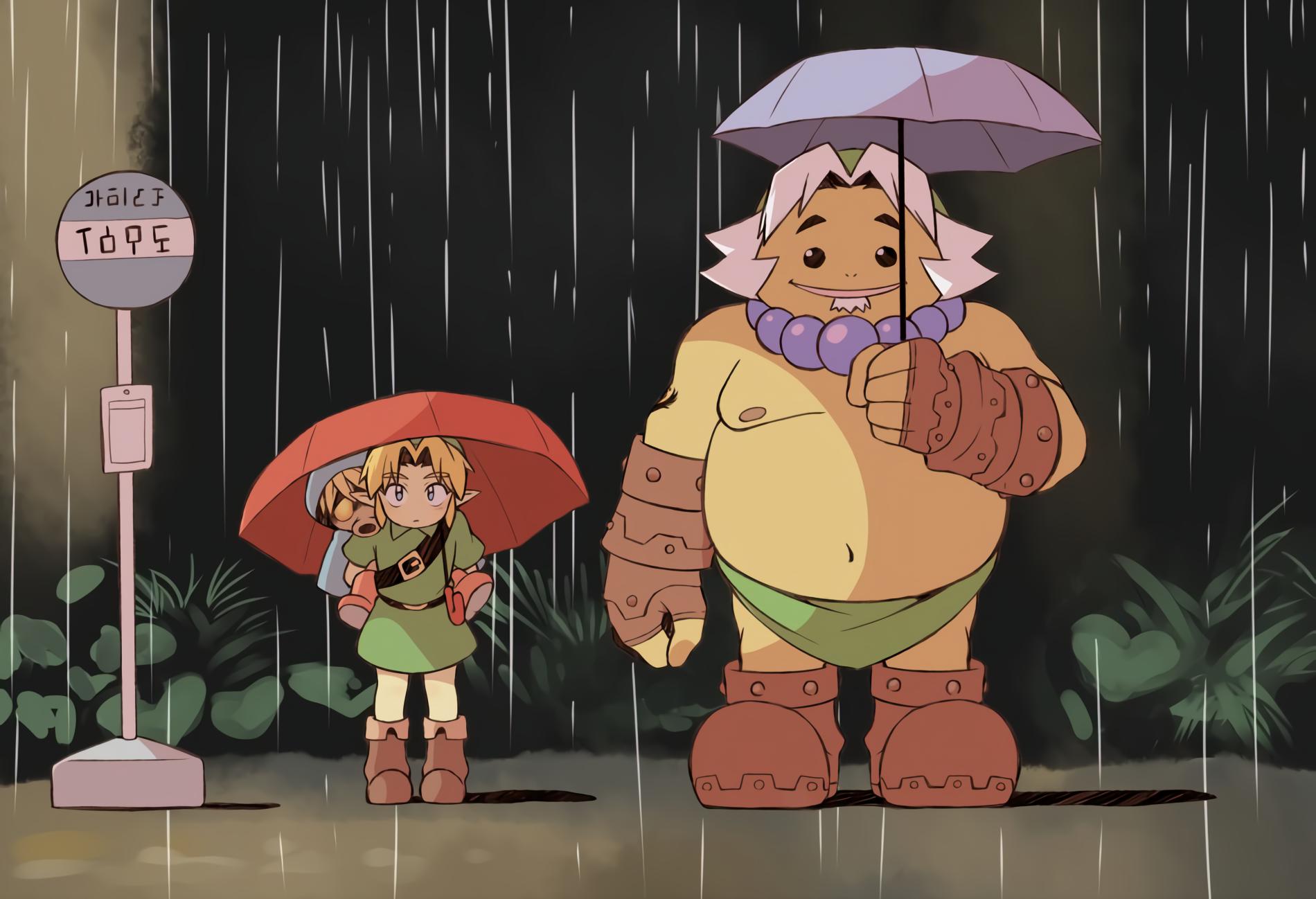 I can never get enough Zelda x Studio Ghibli art