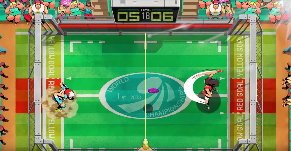 Check out some Windjammers 2 totally tubular gameplay right here