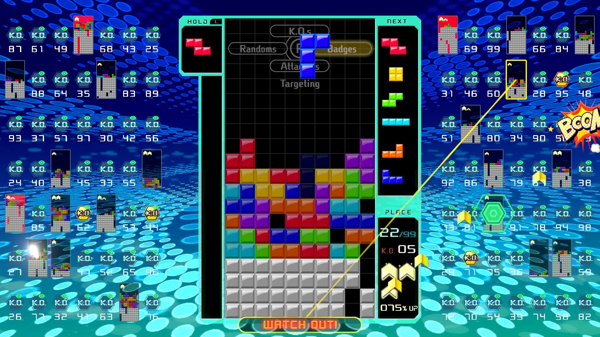 Tetris 99 gets a small sensitivity update