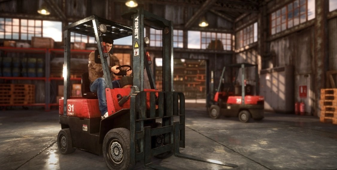 Forklifts confirmed for Shenmue III