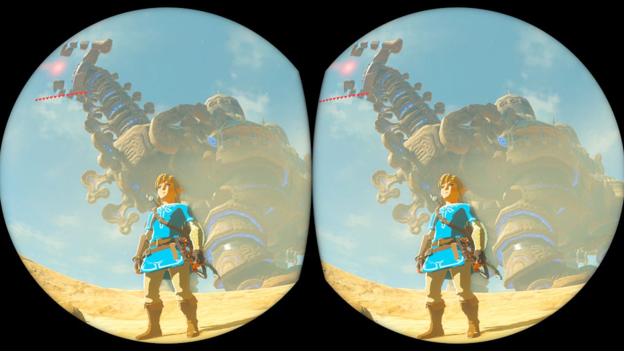Get a closer look at Zelda: Breath of the Wild's VR function, which can be toggled at any time