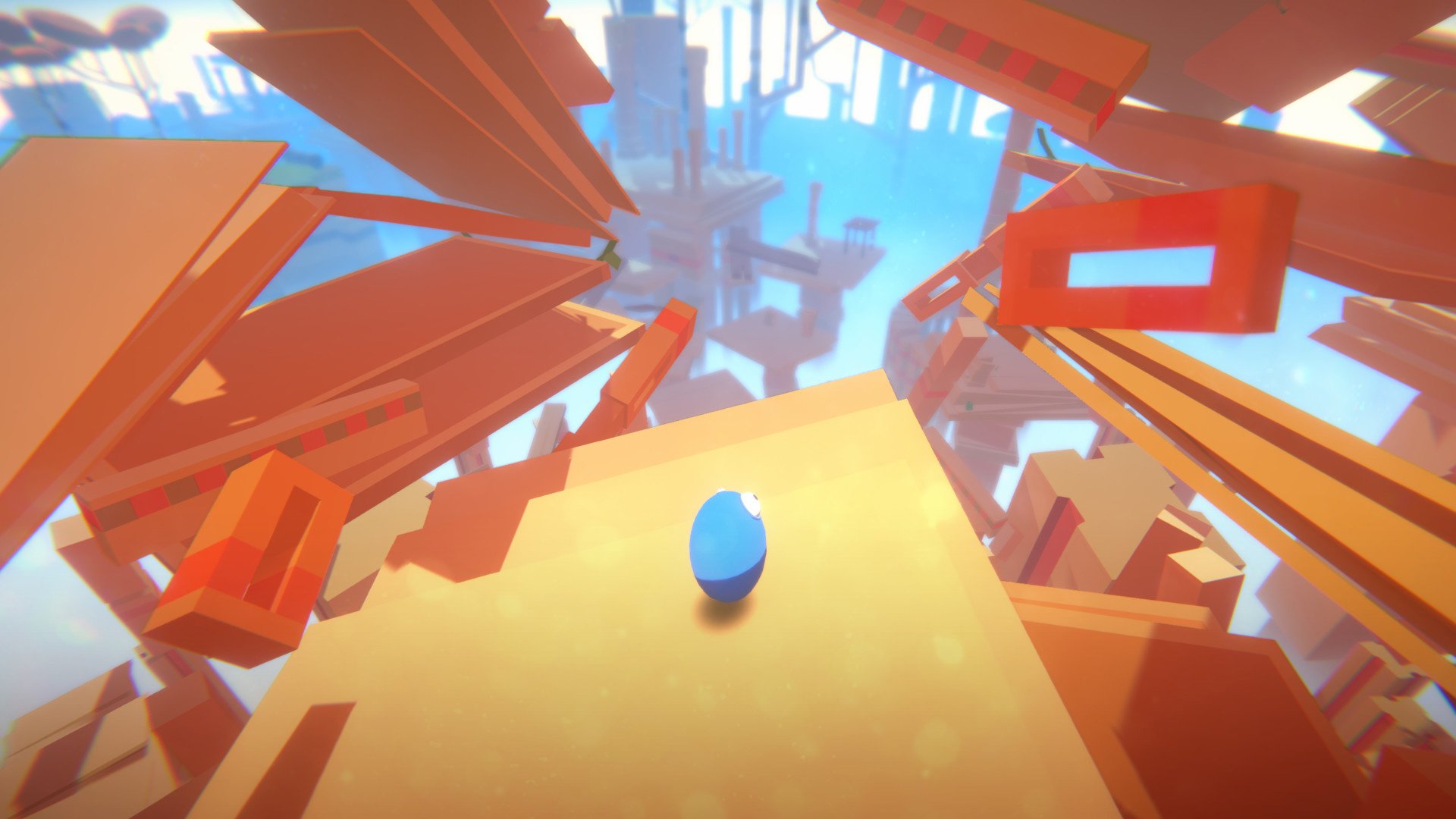 Crumble is worth a look if you're into rolling platformers