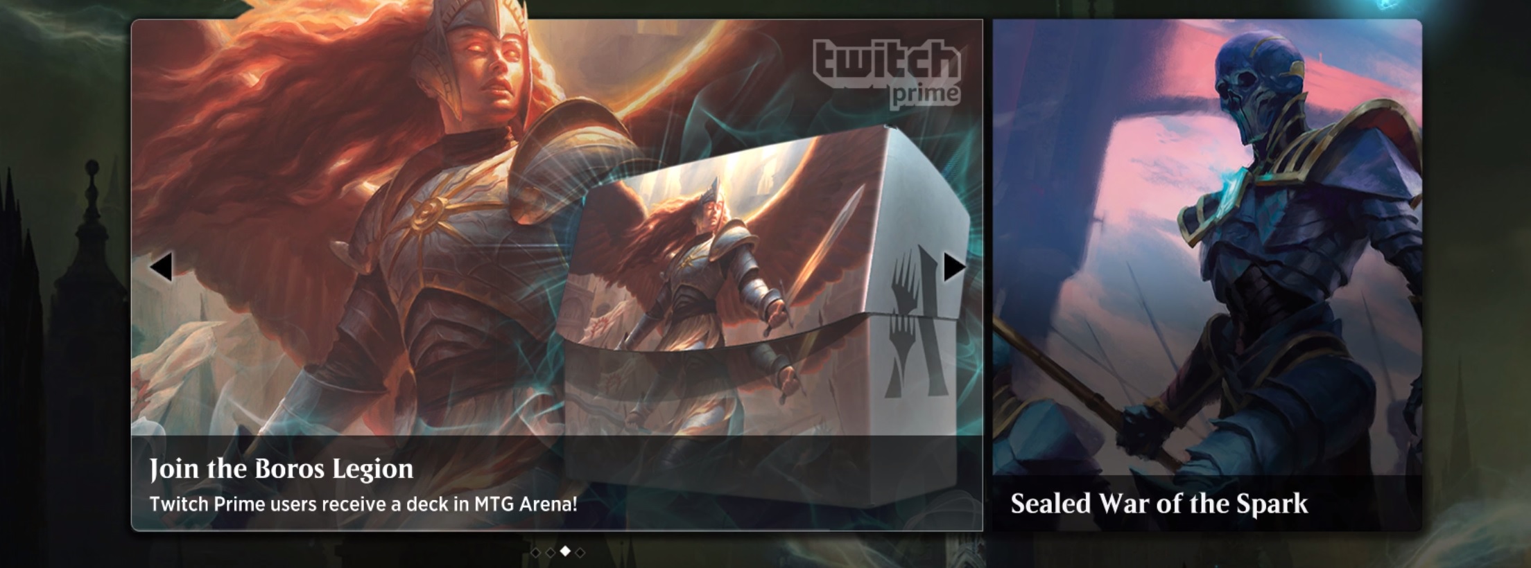 (Update) Twitch Prime subscribers are getting a free Magic: The Gathering Arena deck