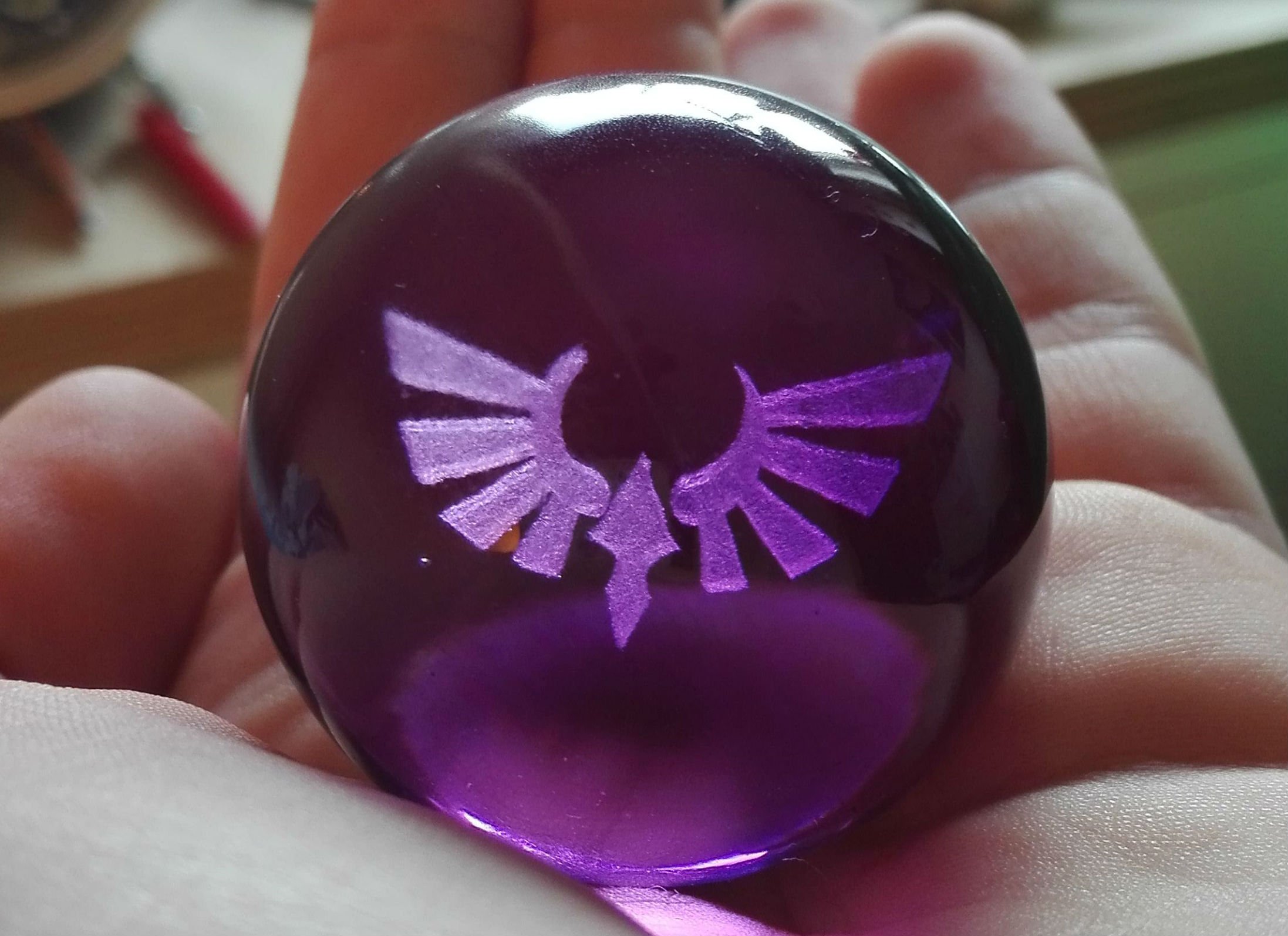 This actual Zelda: Breath of the Wild spirit orb is magical