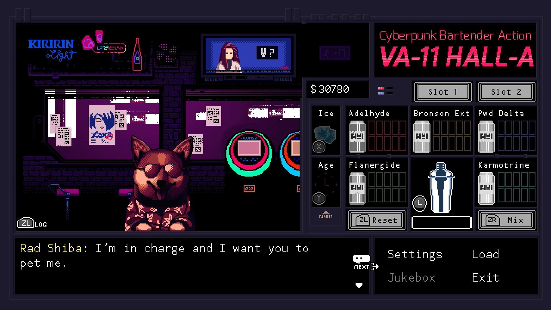 Contest: Win a Switch copy of VA-11 HALL-A